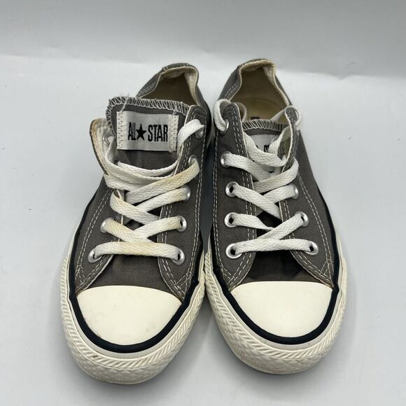 Vtg Converse Chuck Taylor All Star Womens Size 4 Casual Grey Canvas Sneakers - Picture 3 of 11
